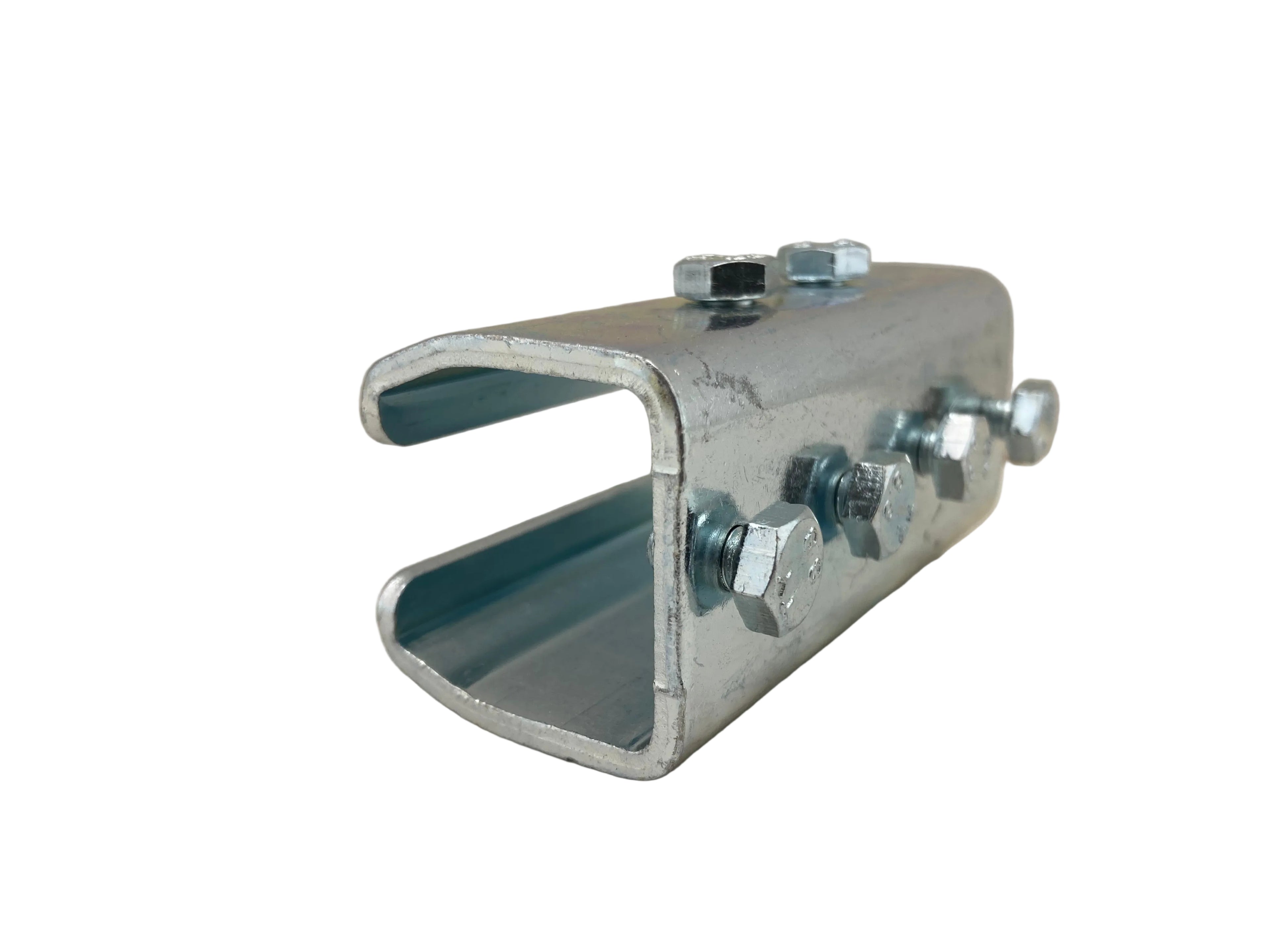 HELM AGRAR 1103 sliding gate clamp 38x36x85mm galvanized steel for mounting rollers on sliding gates
