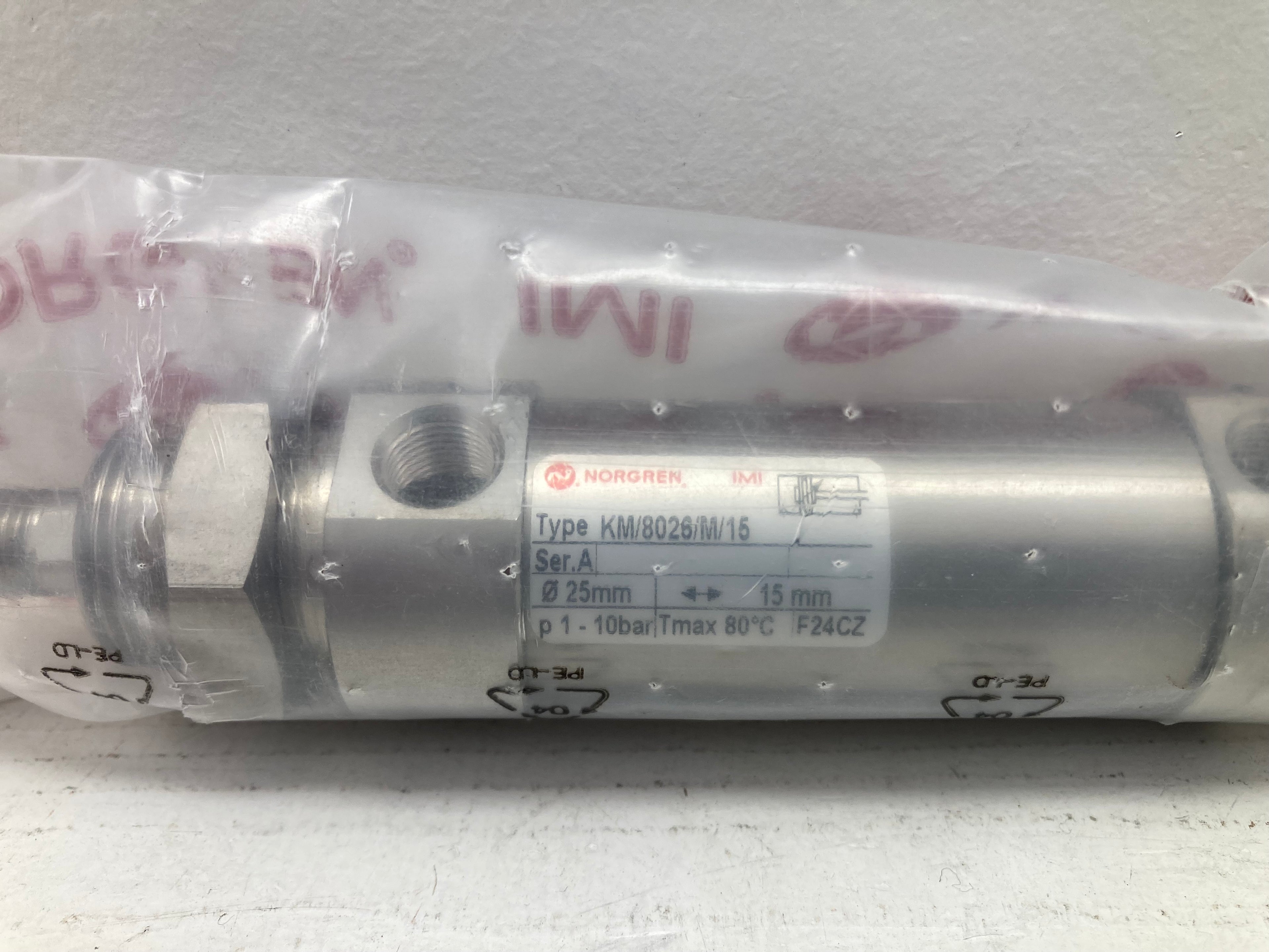 Norgren pneumatisk rundcylinder KM/8026/M/18 Ø25mm
