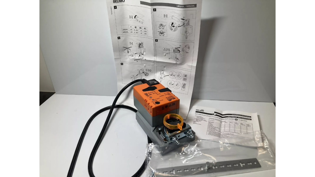BELIMO LMQ24A-SR rotationsaktuator 24V 4Nm til HVAC ventilstyring
