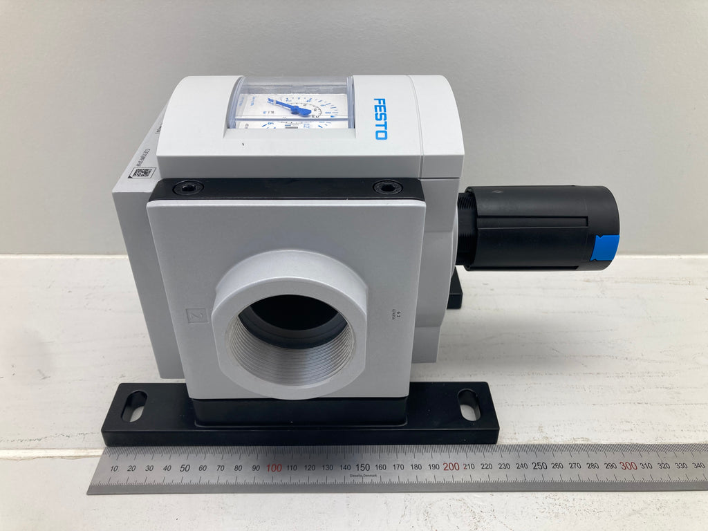 Festo MS12-LR-AGI-D7-LD-AS-WP service unit air treatment pressure gauge pneumatic