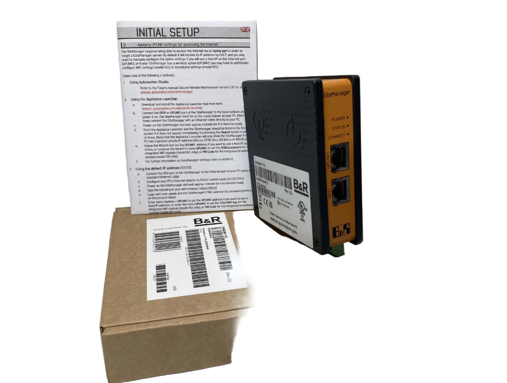 SiteManager B&R 0RMSM1115 Secomea Made in Denmark New. Din rail.  Fast Shipping.