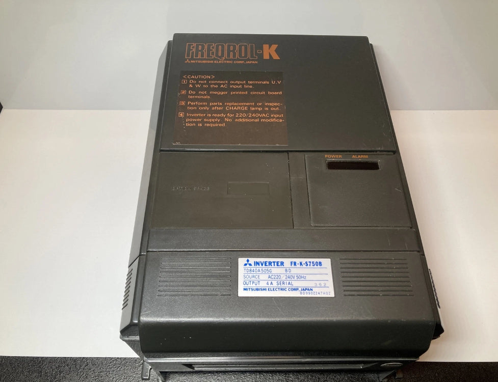 Mitsubishi Freqrol-K Inverter FR-K-S750B frequency inverter 0.75kW for motor speed control
