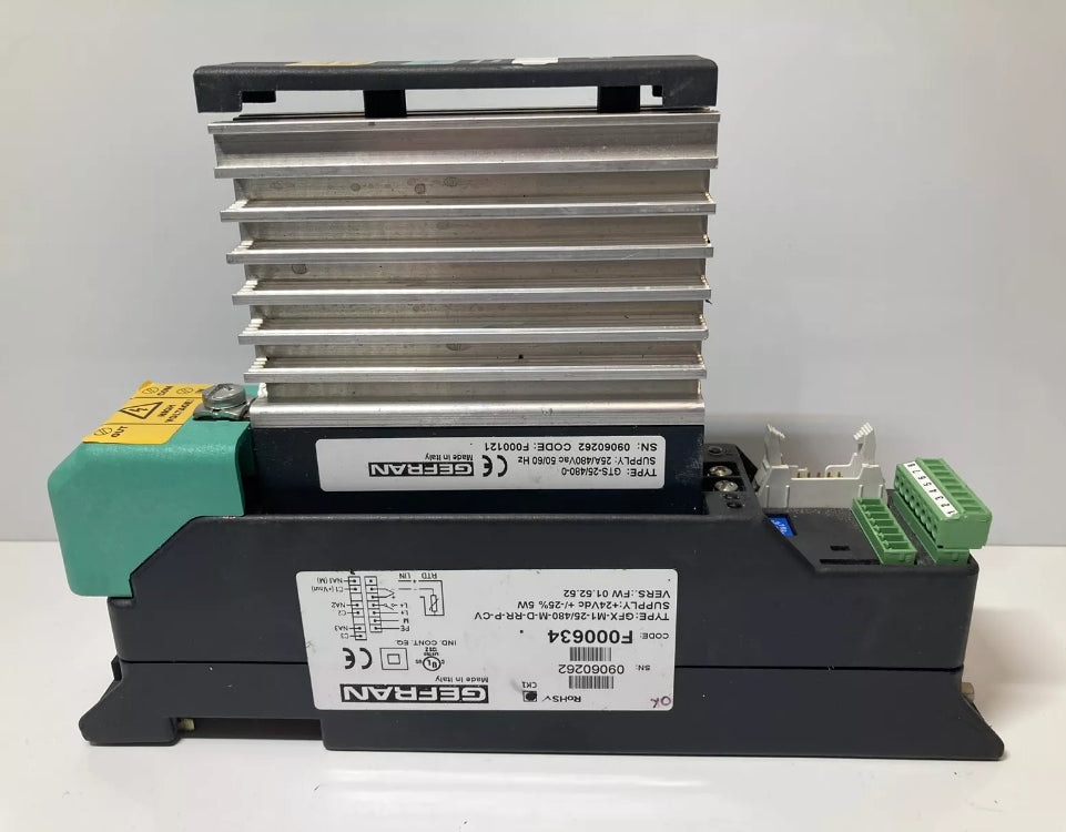 GEFRAN GFX-M1-25/480-M-D-RR-P-CV temperature controller for industrial process control
