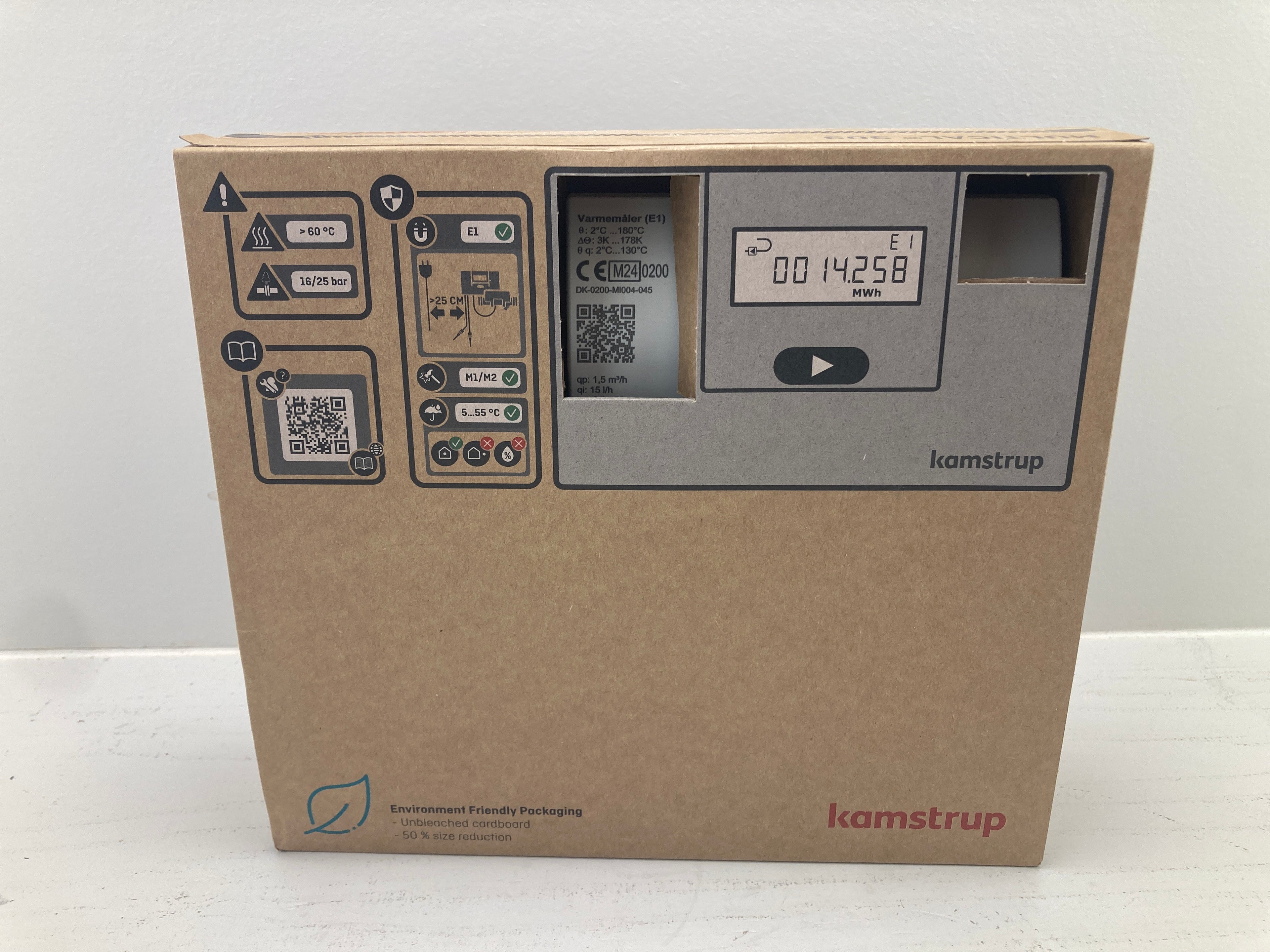 Kamstrup MULTICAL® 303 energimåler – Ny i original lukket emballage.