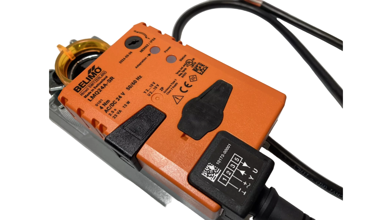 BELIMO LMQ24A-SR rotationsaktuator 24V 4Nm til HVAC ventilstyring

