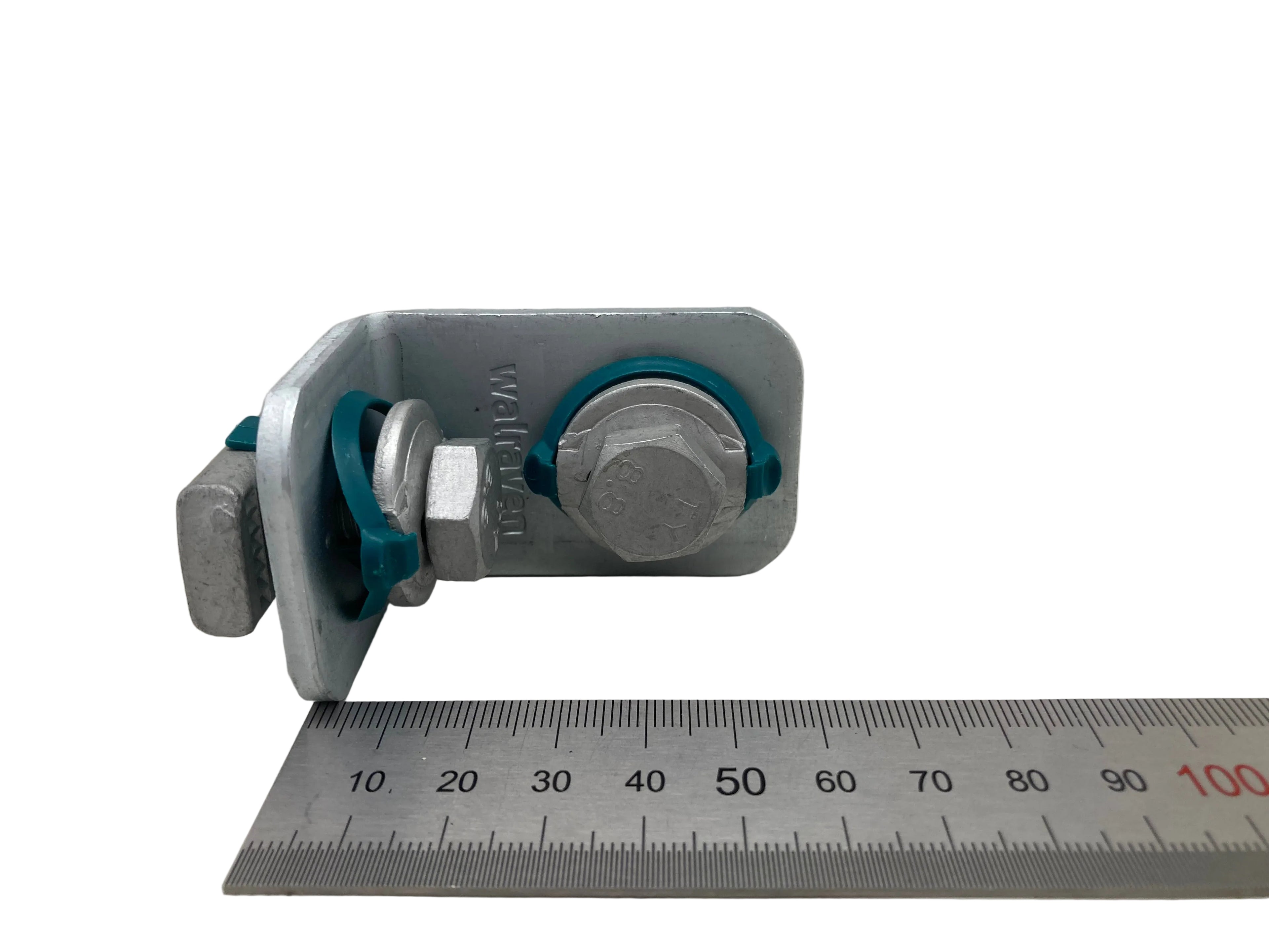 Walraven pipe clamp bracket galvanized steel with EPDM rubber insert for plumbing and industrial installations
