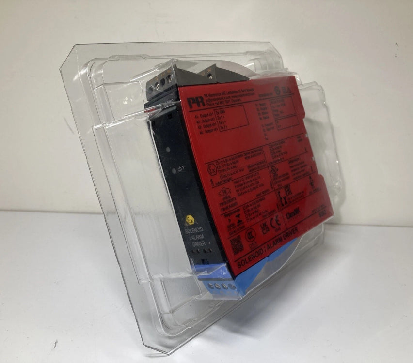 PR 9203B2A solenoid and alarm driver DIN rail with Ex and SIL2 certification for hazardous areas
