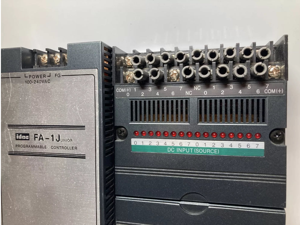 IDEC IZUMI FA-1 Junior compact PLC system with PFJ-CR1E CPU for industrial automation
