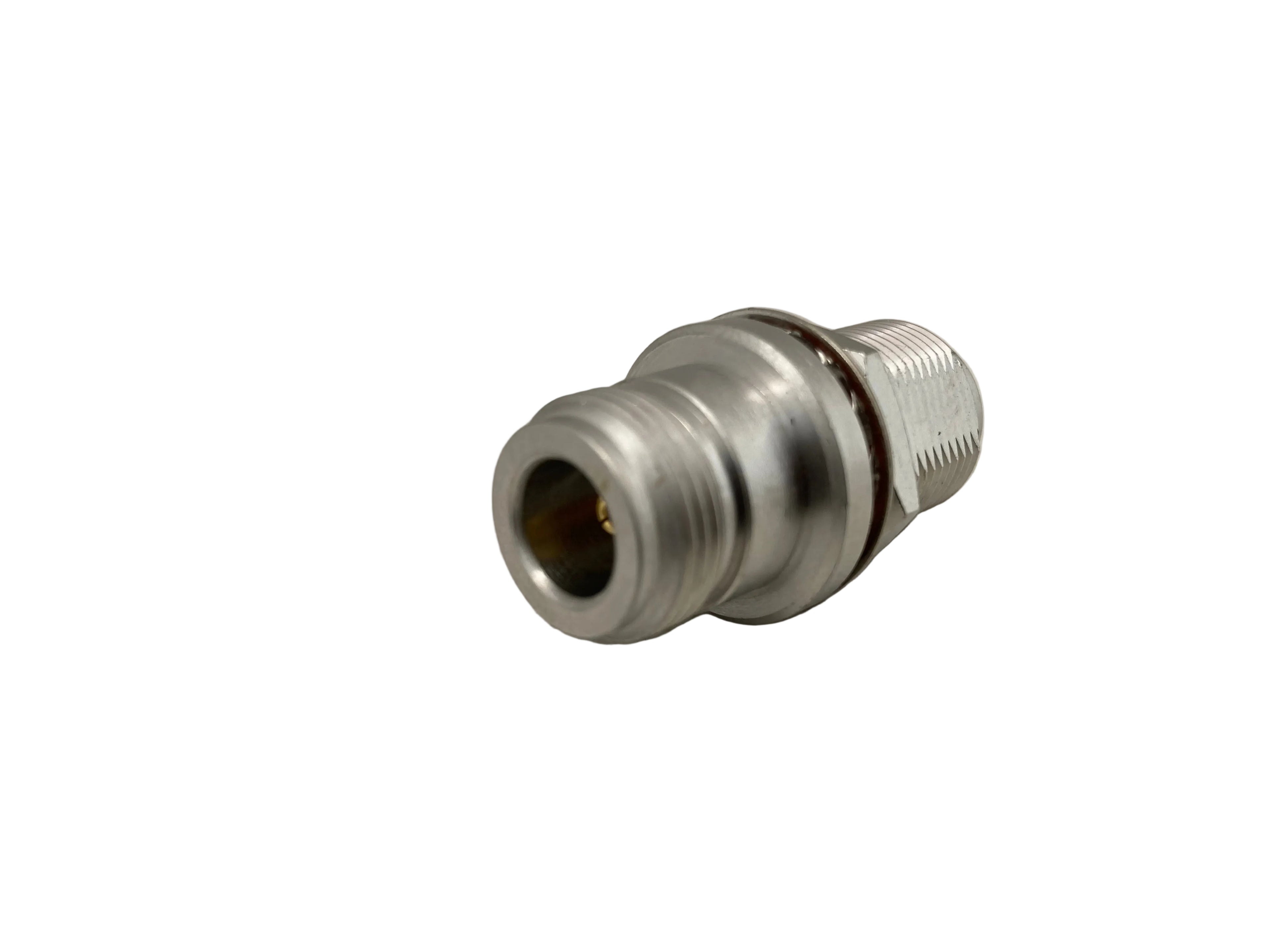 Huber+Suhner N-type RF bulkhead adapter 50 Ohm
