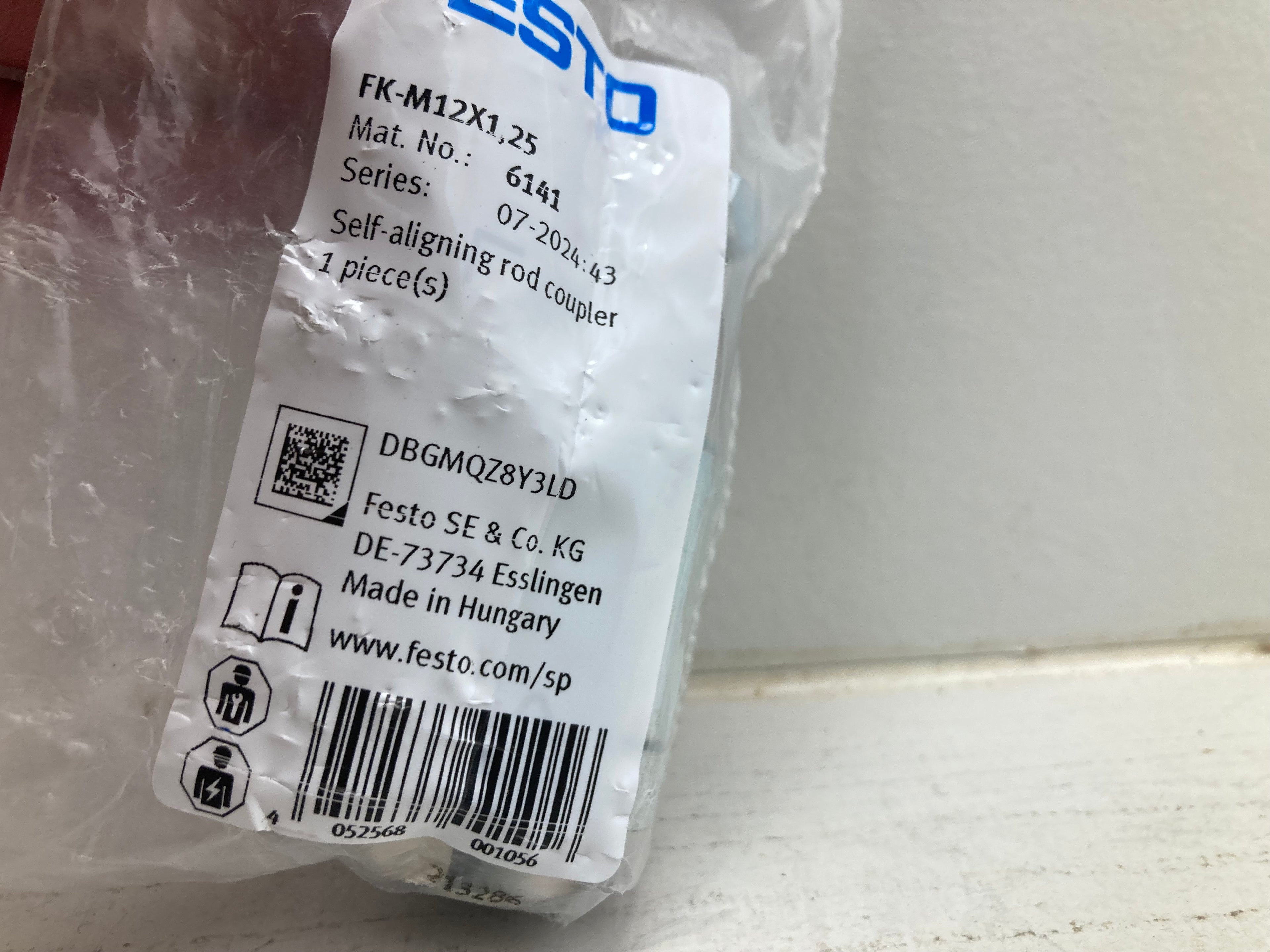 Festo FK-M12X1.25 self-aligning rod coupler
