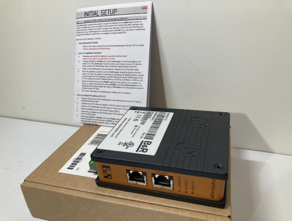 SiteManager B&R 0RMSM1115 Secomea Made in Denmark New. Din rail.  Fast Shipping.