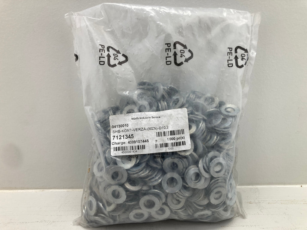 Würth Washers D10.2 Galvanized (MZN) - 1000 pcs. (New)