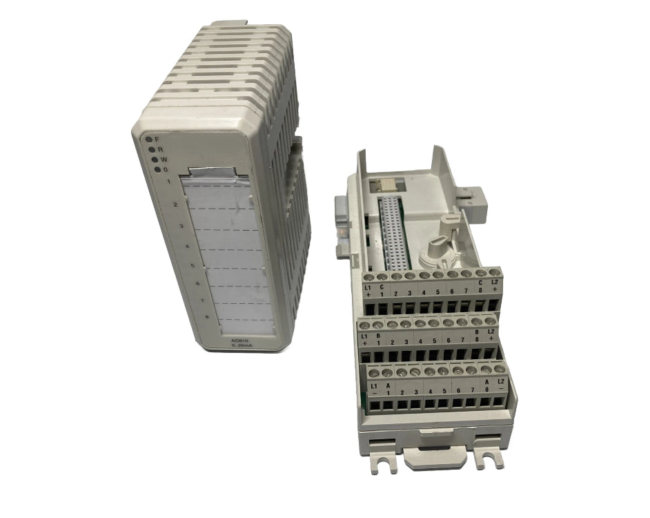 ABB AO810 3BSE008522R1 Power PLC Module / 3BSE013230R1 TU810V1