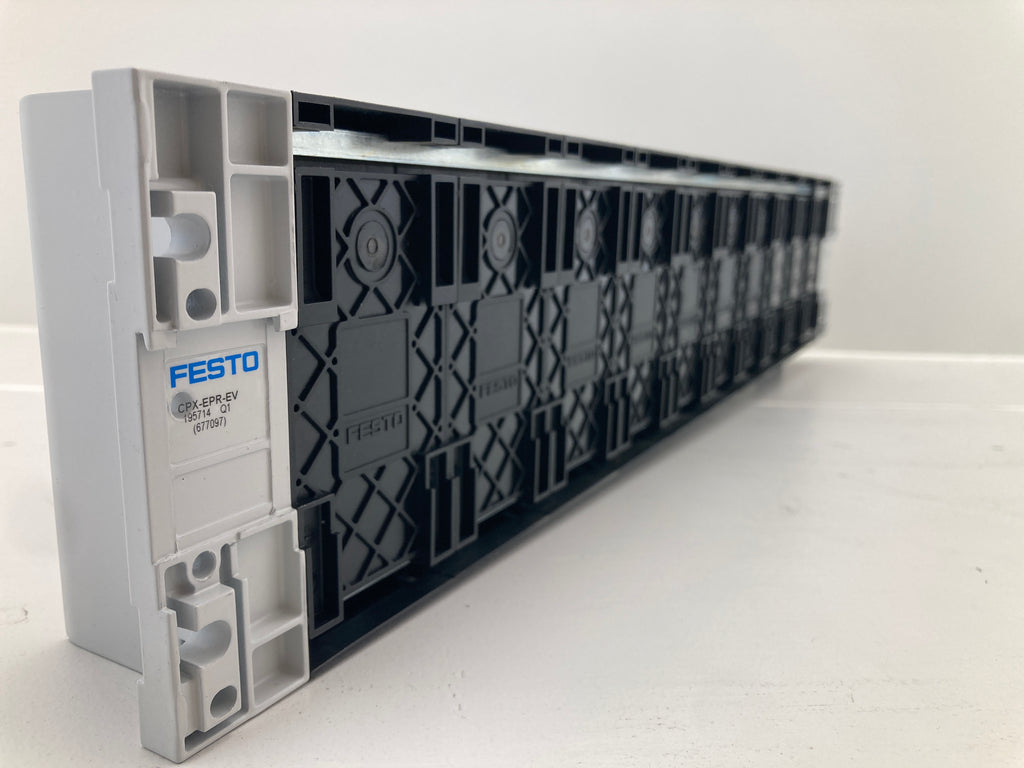 Festo CPX – Komplet Modulrack med 11 Moduler (GE-EV-S, FB37, I/O-moduler + 7× M8-3POL)