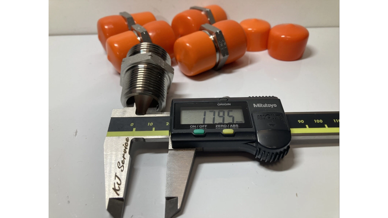 5 PIECES MALE STUD CONNECTOR XGEV 22L 3/4 NPT(STD) AISI316 Hydraulik..Fast Ship.