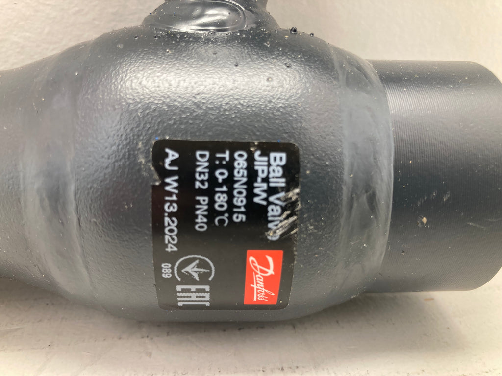 Danfoss Ball Valve JIP-WW DN32 PN40 065N0915 - Professional industrial valve with weld ends
