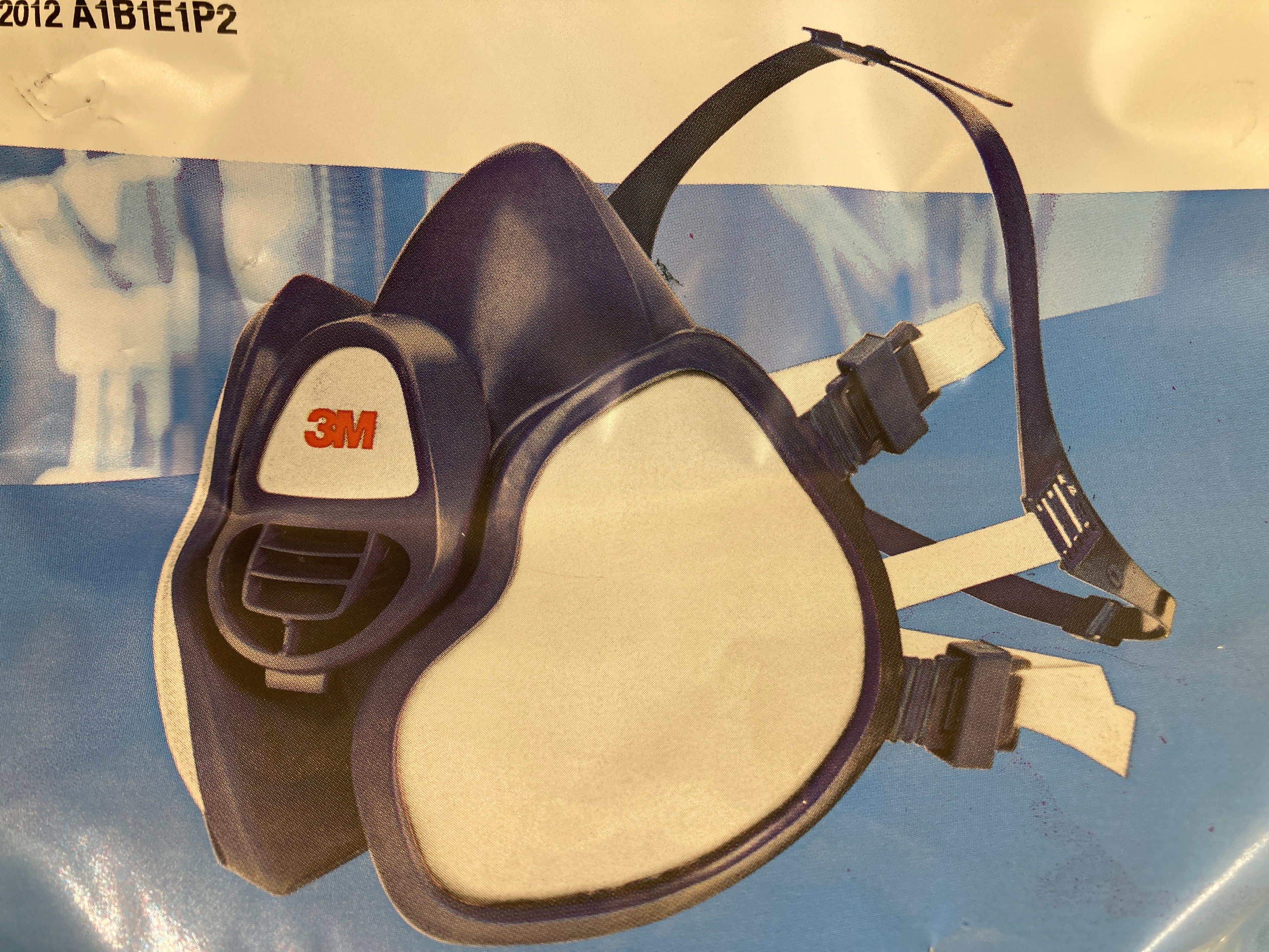 halvmaske/åndedrætsværn