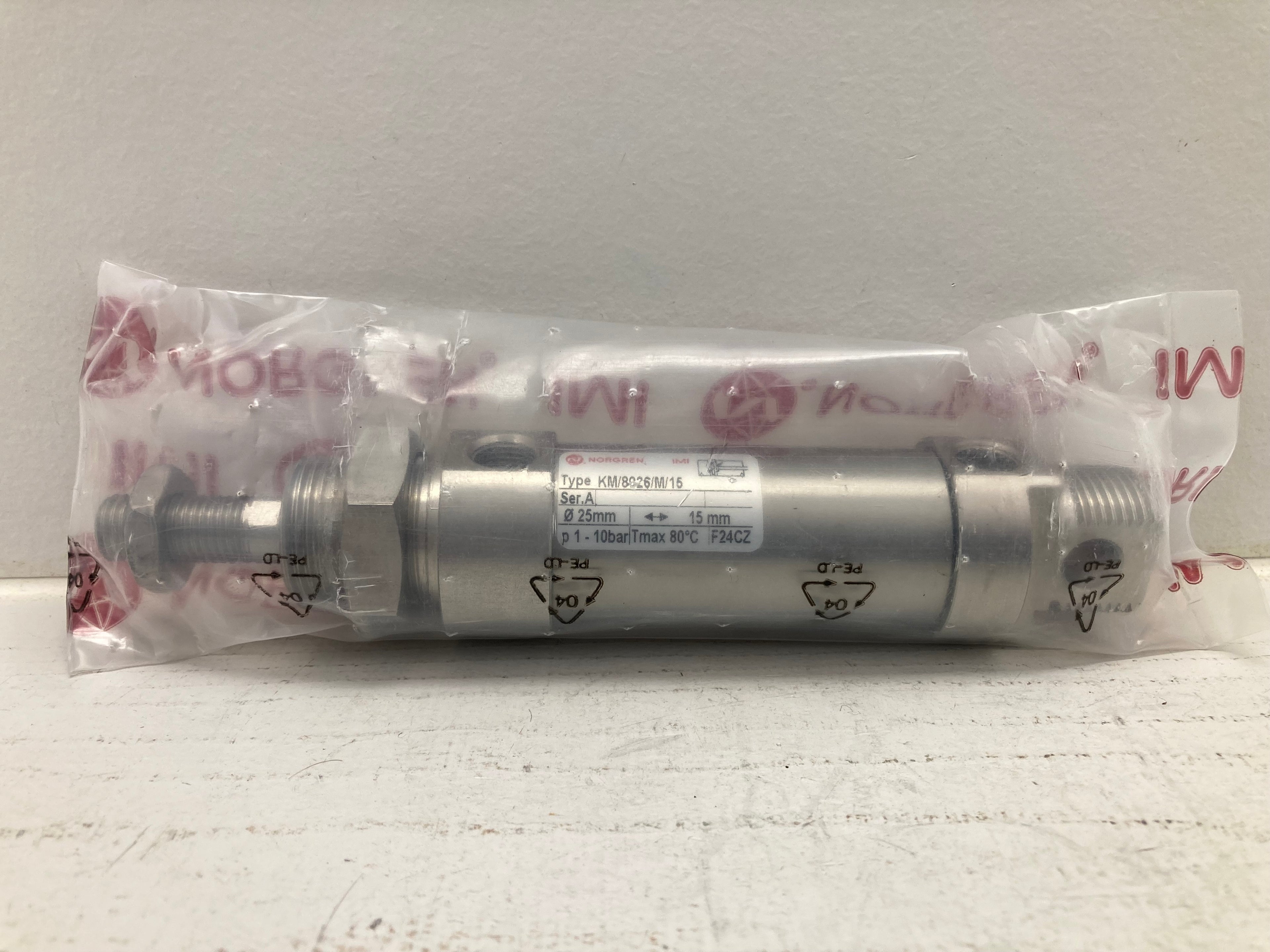 Norgren pneumatisk rundcylinder KM/8026/M/18 Ø25mm
