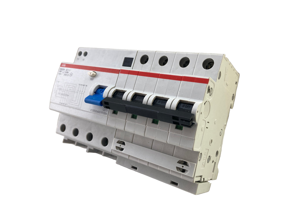 ABB DS204 AC-C63/0.03 RCBO 4-pole 63A 30mA circuit breaker residual current
