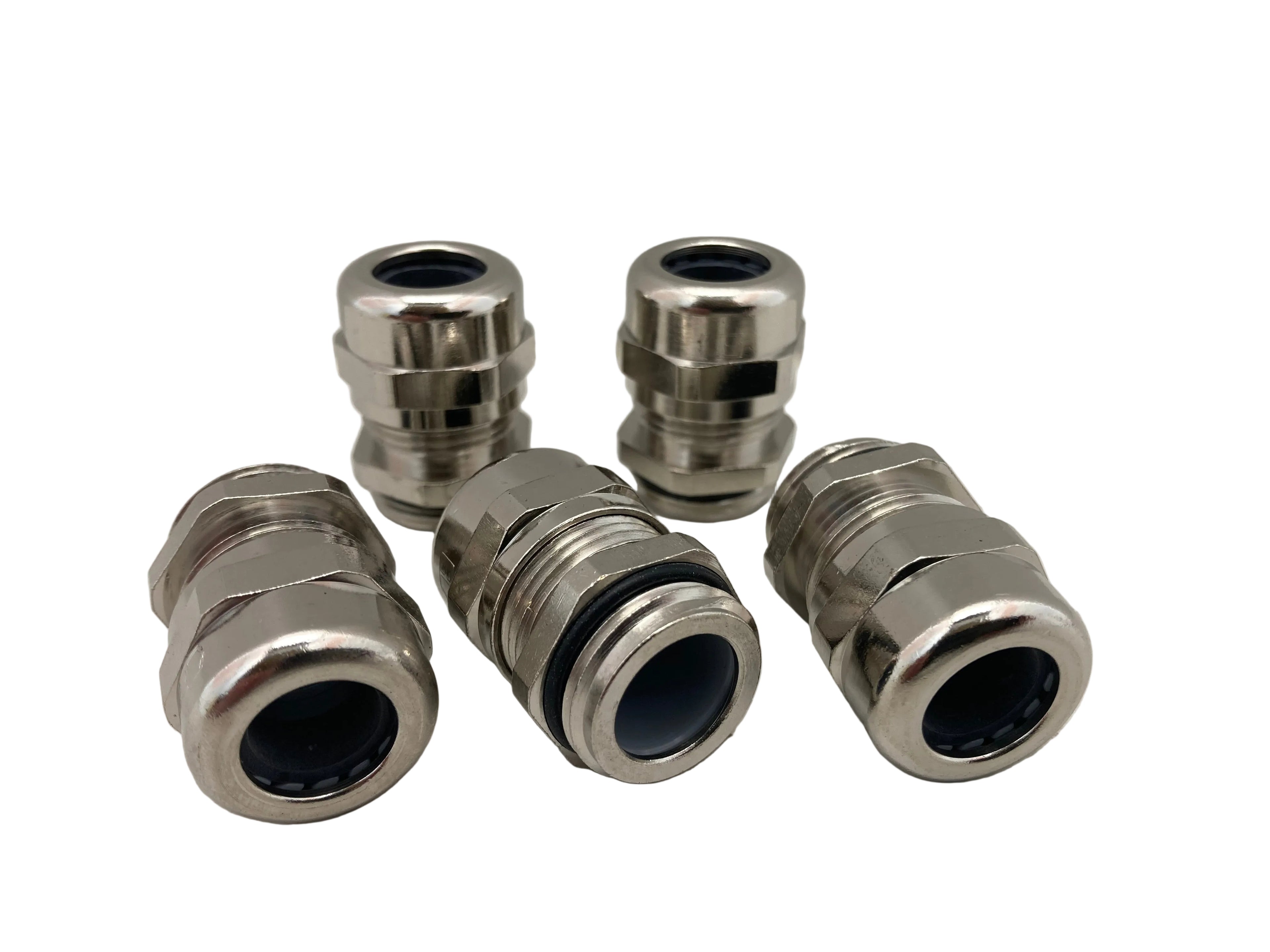 Jacob GmbH 50.620 M/EMV cable gland M20x1.5 IP69K nickel-plated brass with EMC shielding made in Germany
