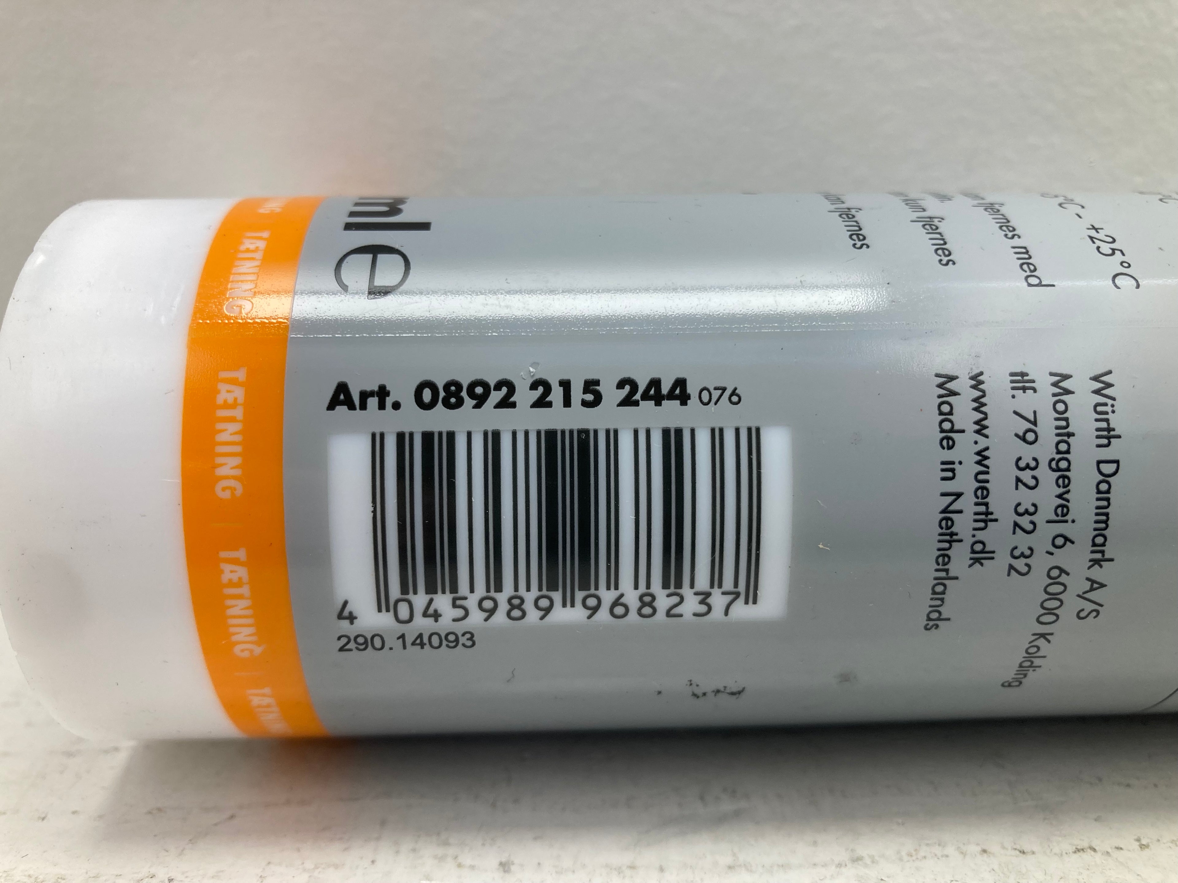 Würth Flex Tack montagelim sort 290ml patron
