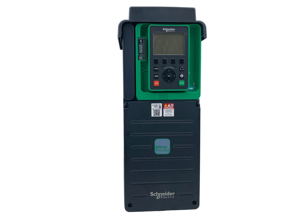 Schneider Electric Altivar 930 ATV930D11N4 frequency drive 11kW 15HP 380-480V AC IP21 with green LCD control panel
