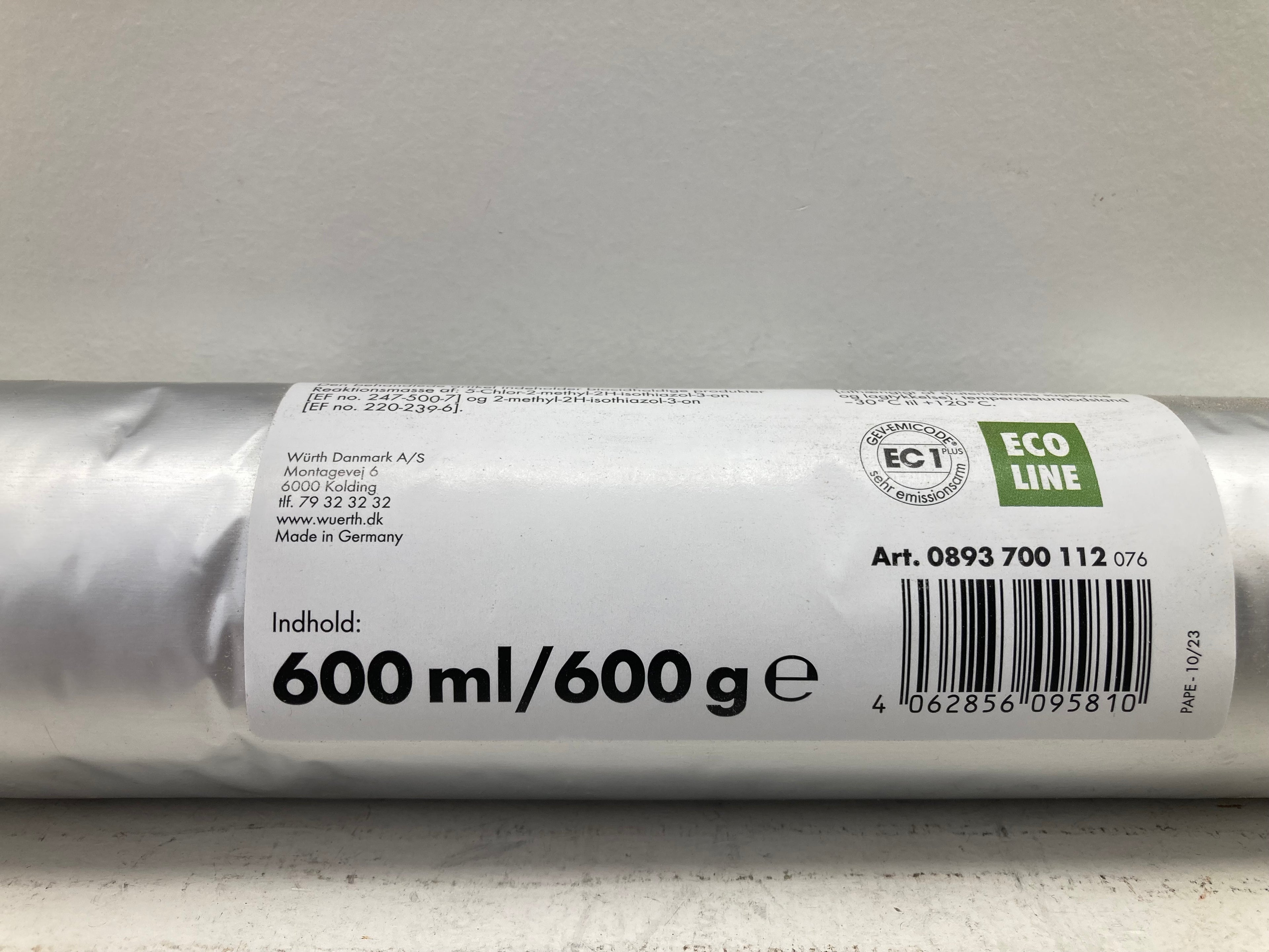 Würth folieklæber All-in-One ECO LINE 600ml patron
