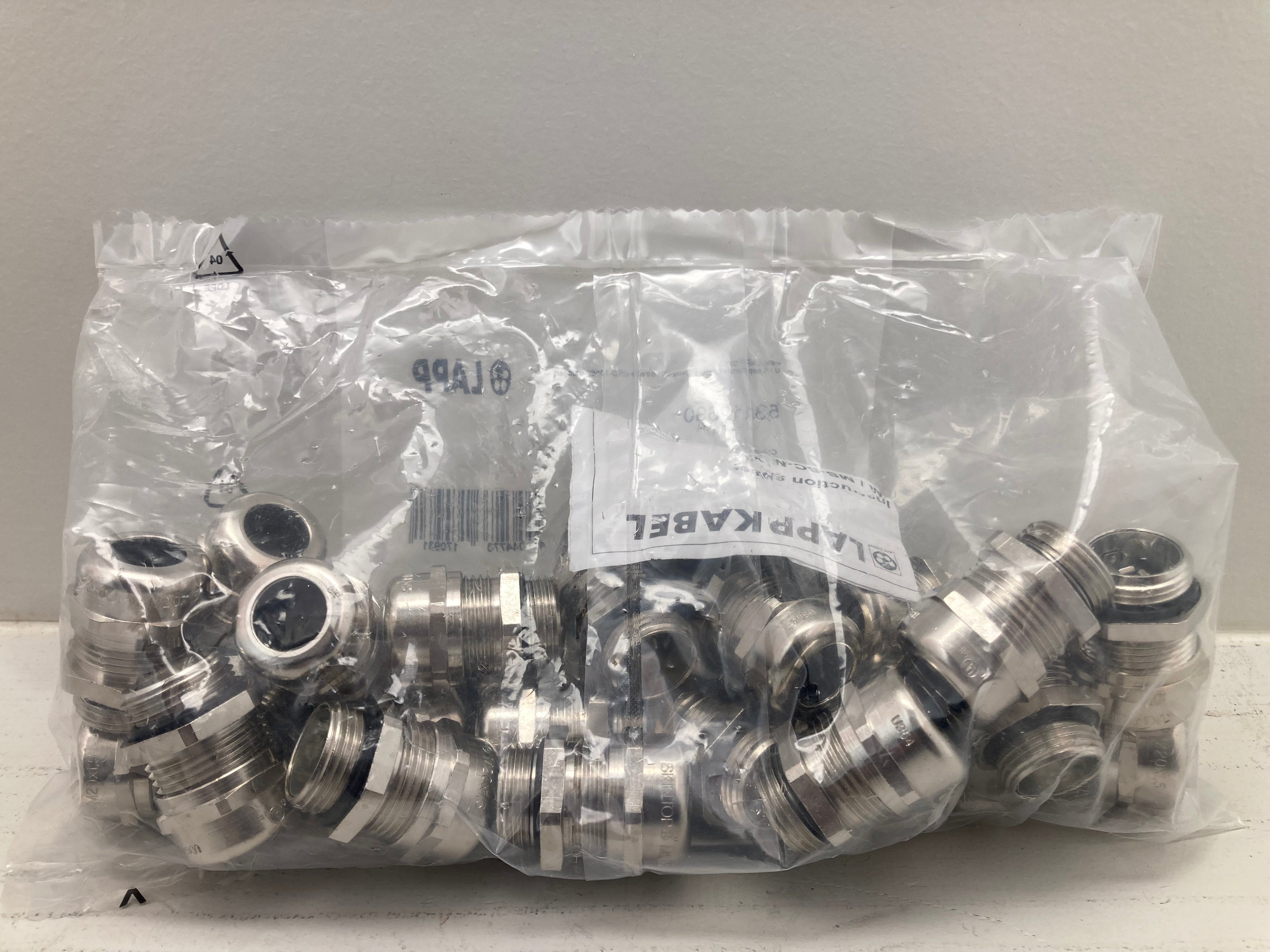 LAPP SKINTOP MS-SC-M 20x1,5 Cable Glands - 25 stk. nikkelbelagt messing kabelforskruninger
