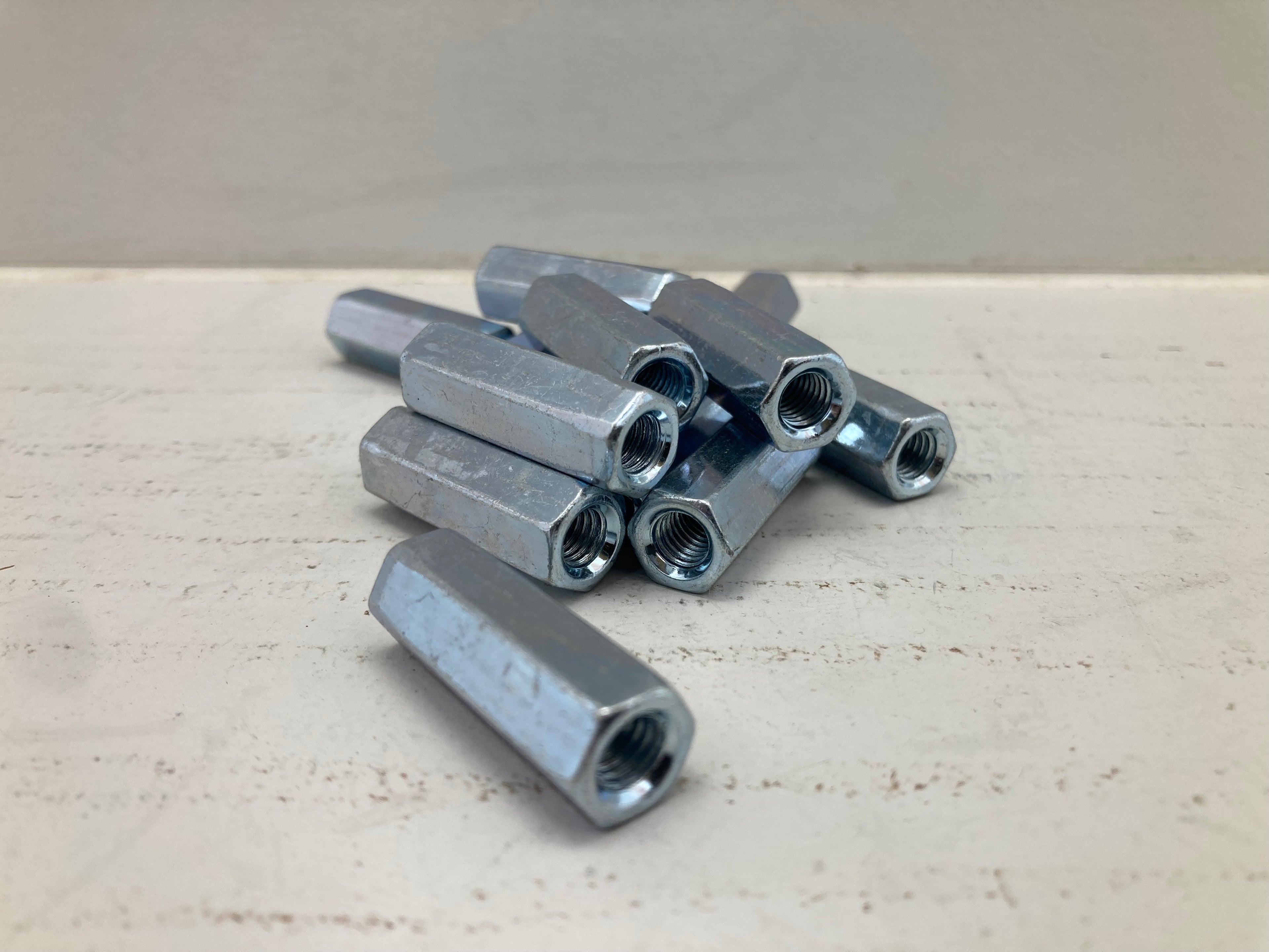 Würth Hexagonal Spacer Nuts M6x30 09746630 - 50 pcs. galvanized steel 6-kant SW10
