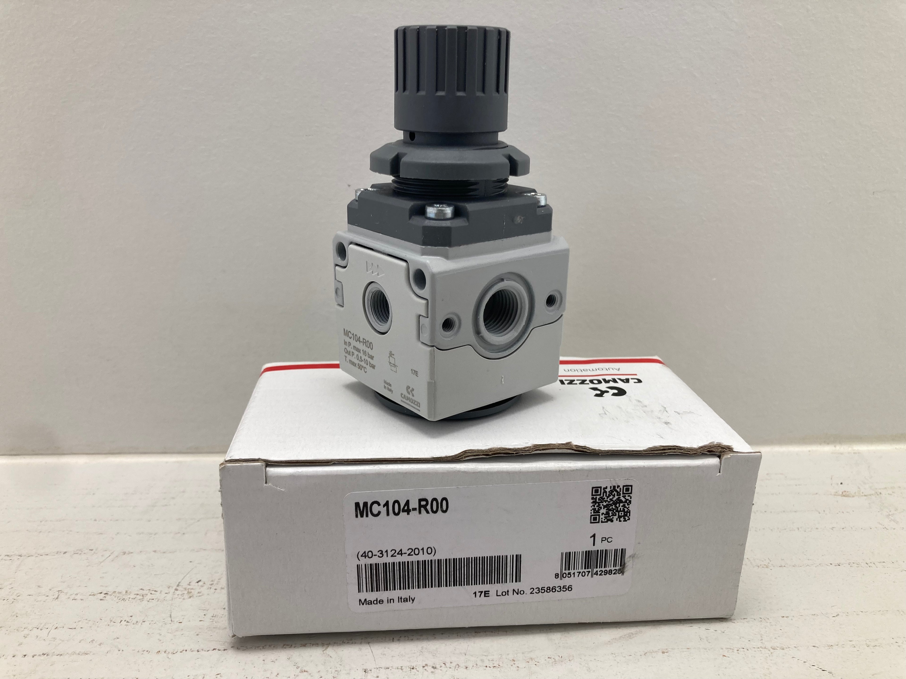 Camozzi MC104-R00 pneumatisk trykreguleringsventil 0.5-10 bar
