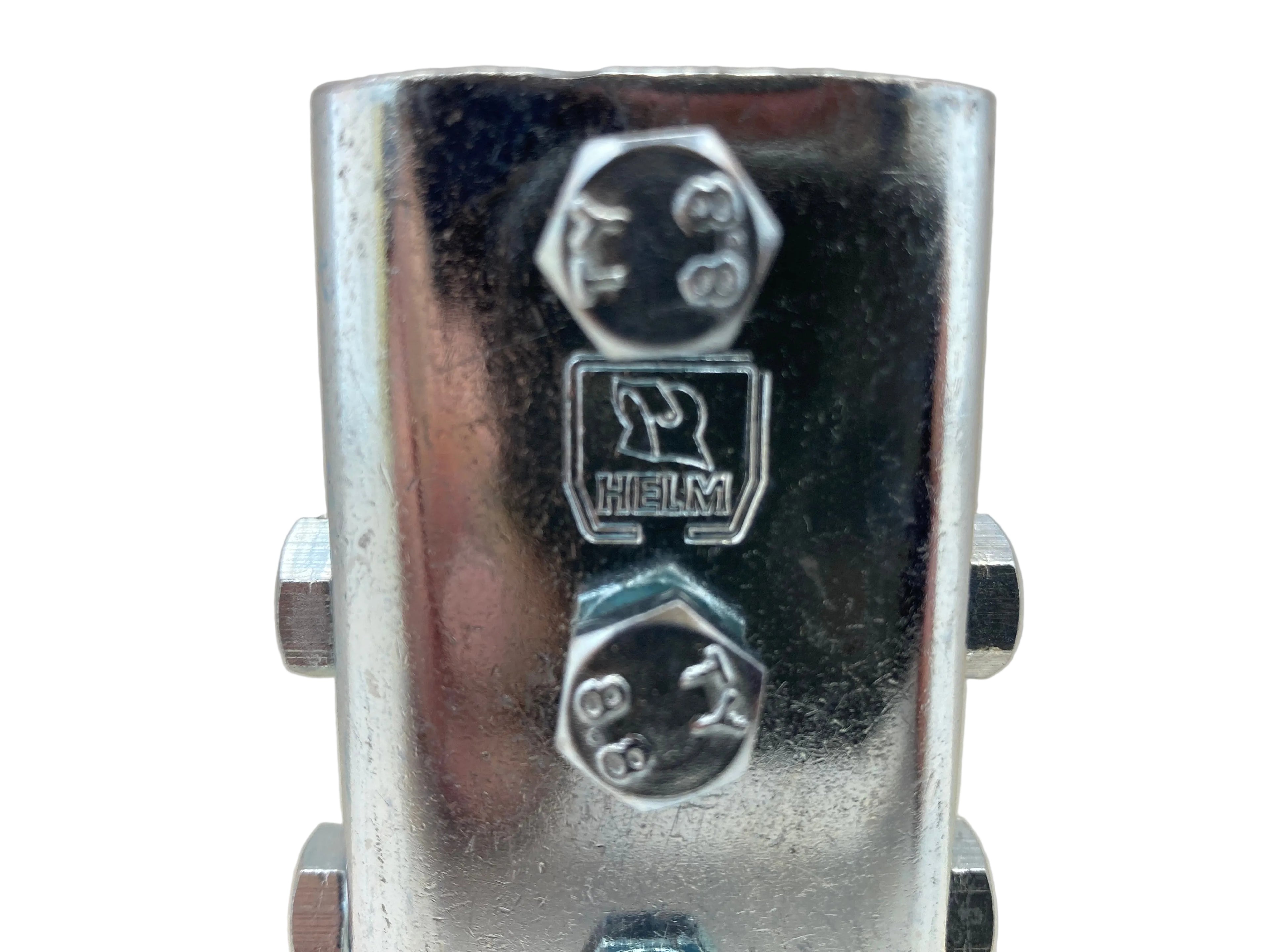 HELM AGRAR 1103 sliding gate clamp 38x36x85mm galvanized steel for mounting rollers on sliding gates
