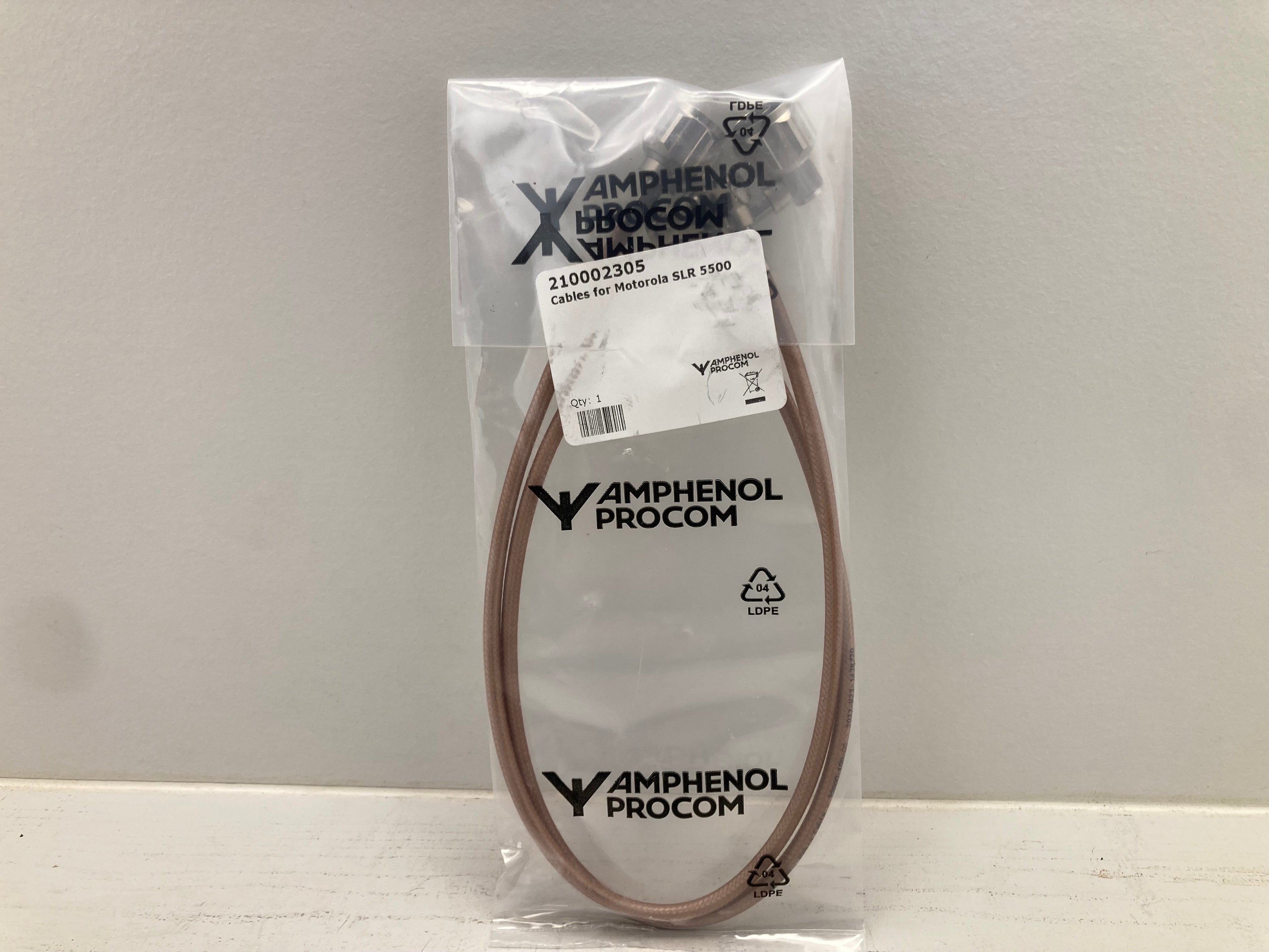 Amphenol Procom RF jumper cables for Motorola SLR 5500
