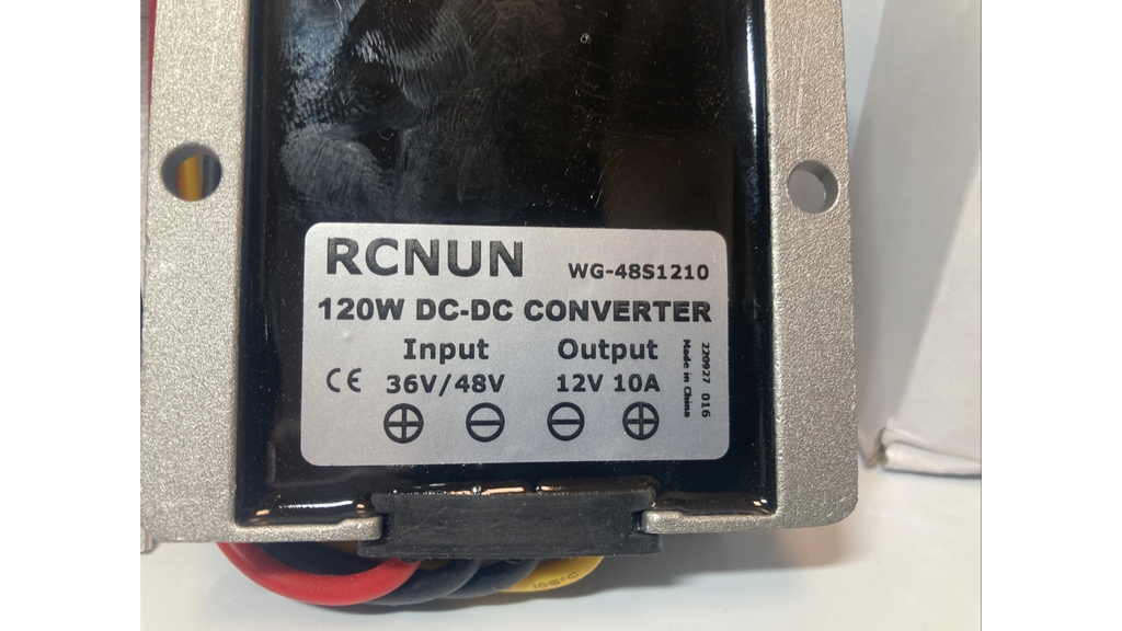 RCNUN DC DC 36V-48V to 12V Voltage Converter  10A 120W Converter Stepdown