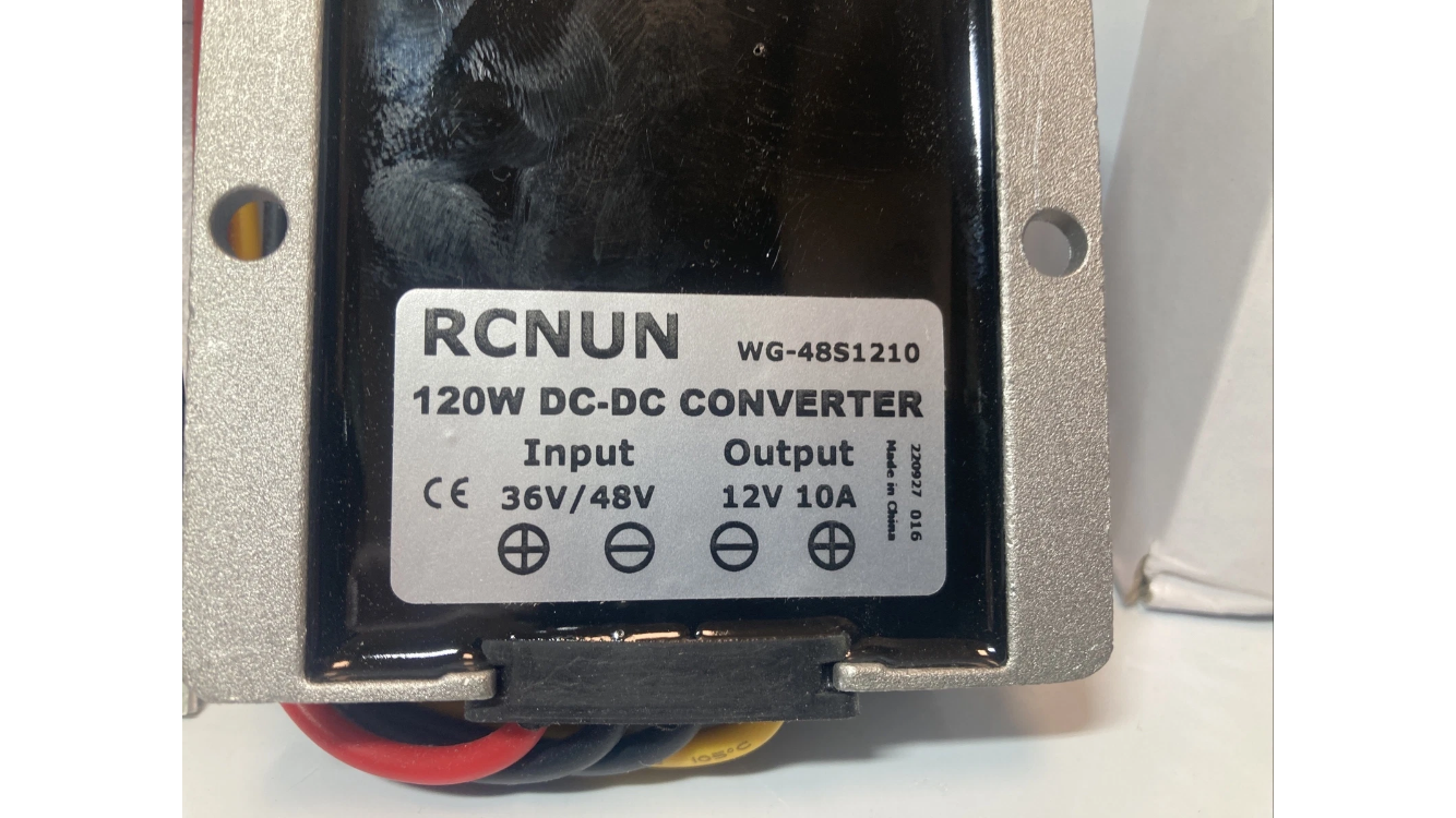 RCNUN DC DC 36V-48V to 12V Voltage Converter  10A 120W Converter Stepdown