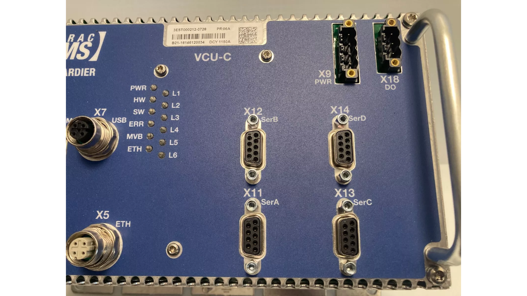 MITRAC TCMS BOMBARDIER VCU-C togkontrol system til jernbanemateriel
