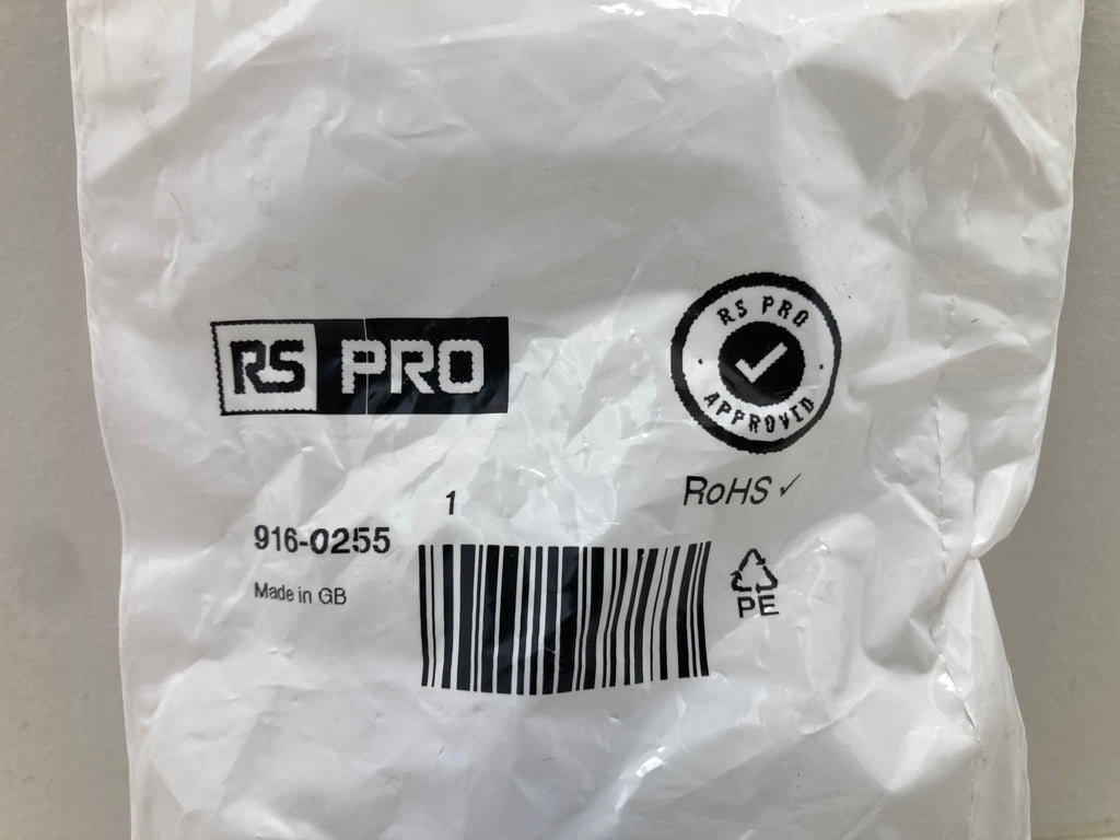 RS PRO 916-0255 RJ45 panel mount connector Cat5e shielded D-type chassis mount
