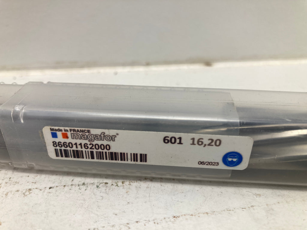 Magafor 601 16.20mm HSS-Co reamer high speed steel cobalt precision cutting tool made in France
