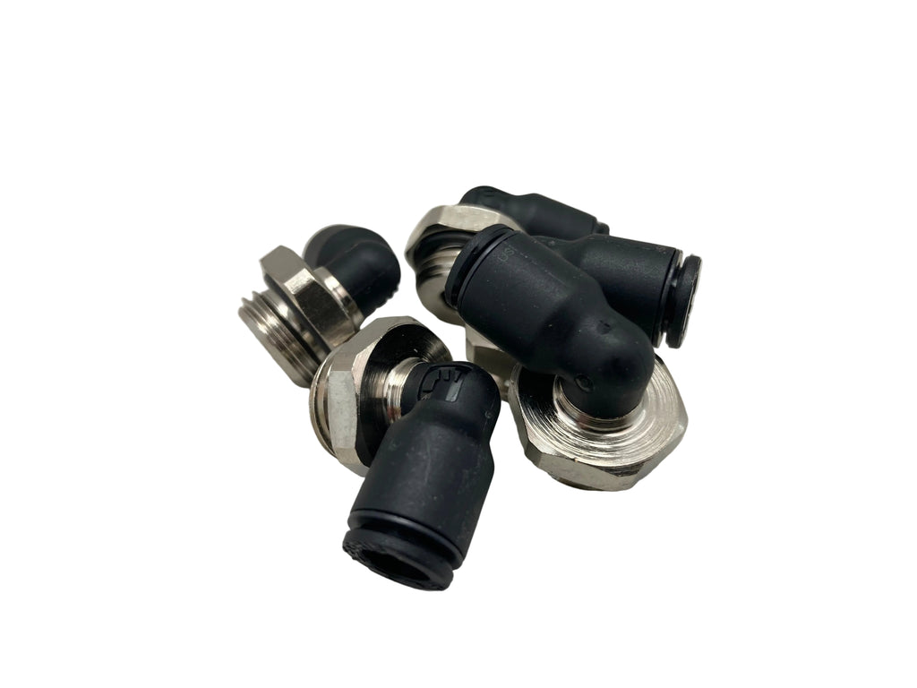 Legris LF3000 3199 06 13 pneumatic fitting 1/4 inch G BSP nickel-plated brass with NBR seal made in France
