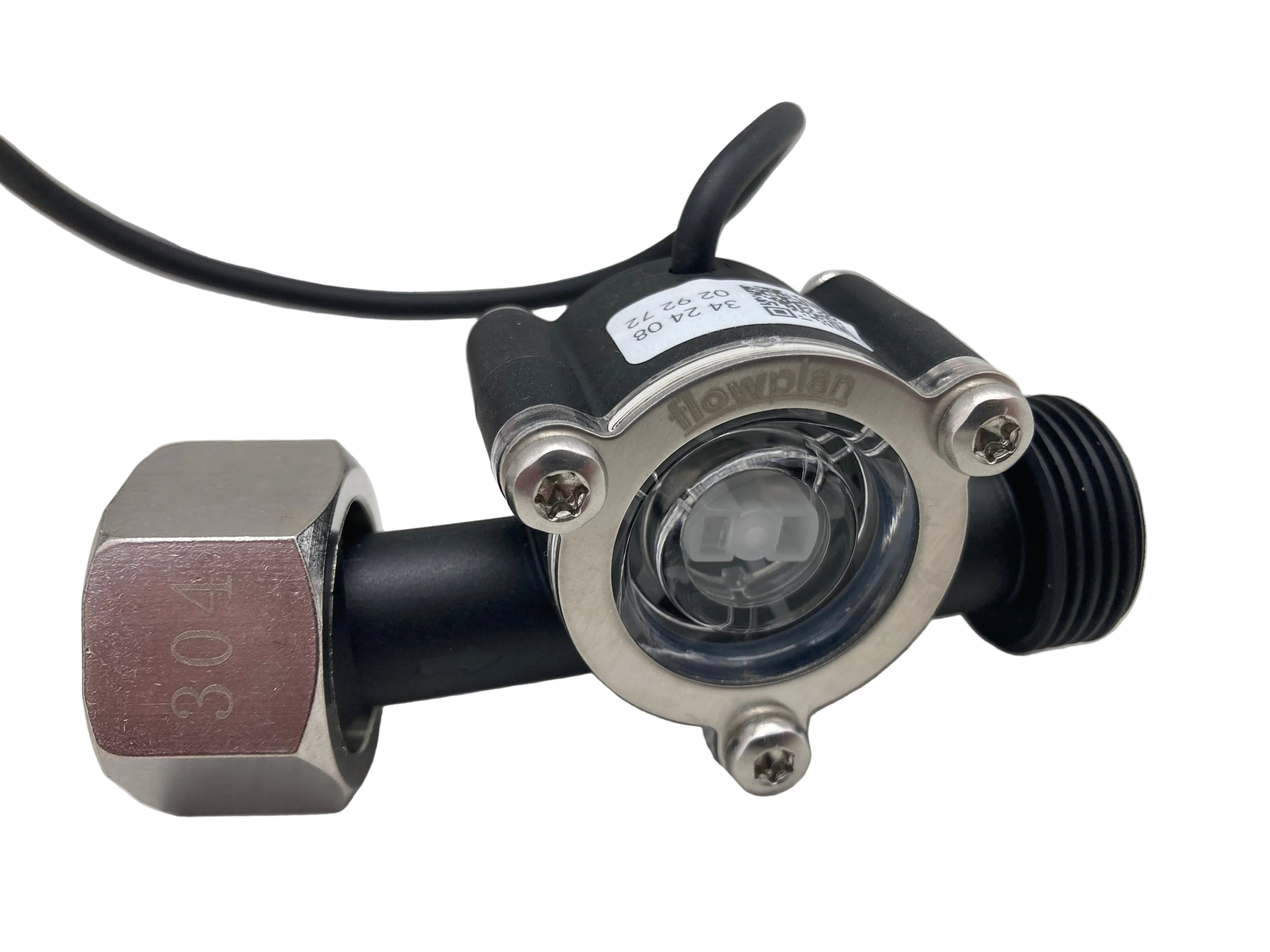 Flowplan Flowmeter 2.0 FP02009 flow sensor 3/4 inch stainless steel electronic flowmeter for liquid flow measurement
