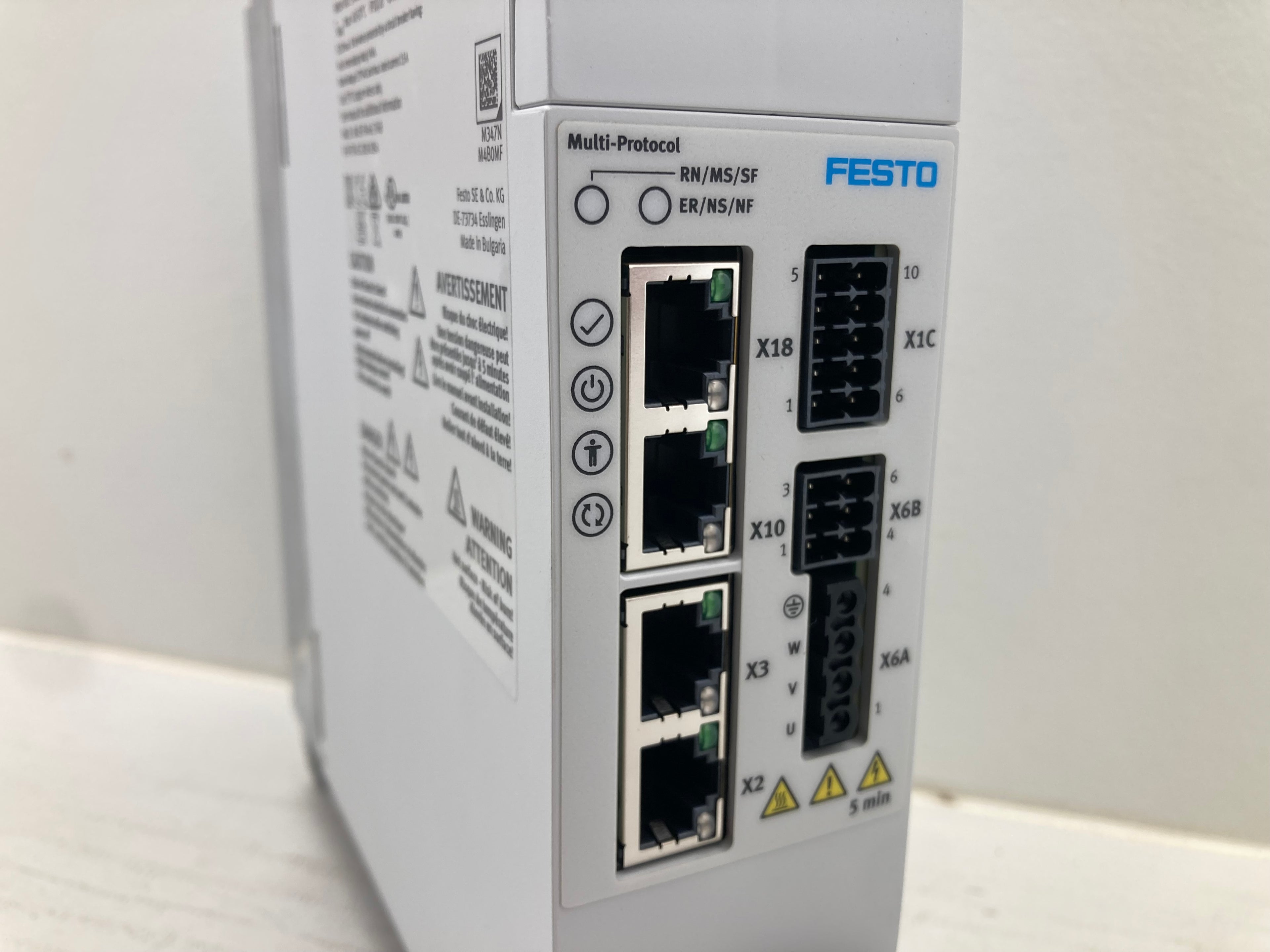 Festo CMMT-AS-C4-3A-MP-S1 servo drive controller in original packaging
