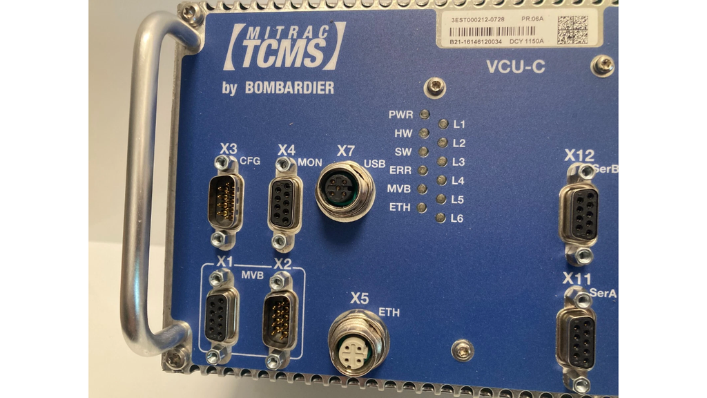 MITRAC TCMS BOMBARDIER VCU-C togkontrol system til jernbanemateriel
