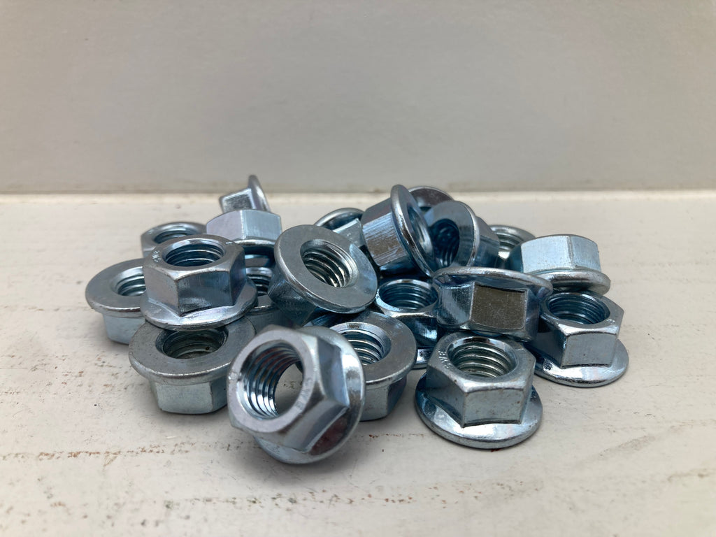 Würth Hexagon Flange Nuts M10 DIN 6923 Grade 8 - 100 pcs. (New)