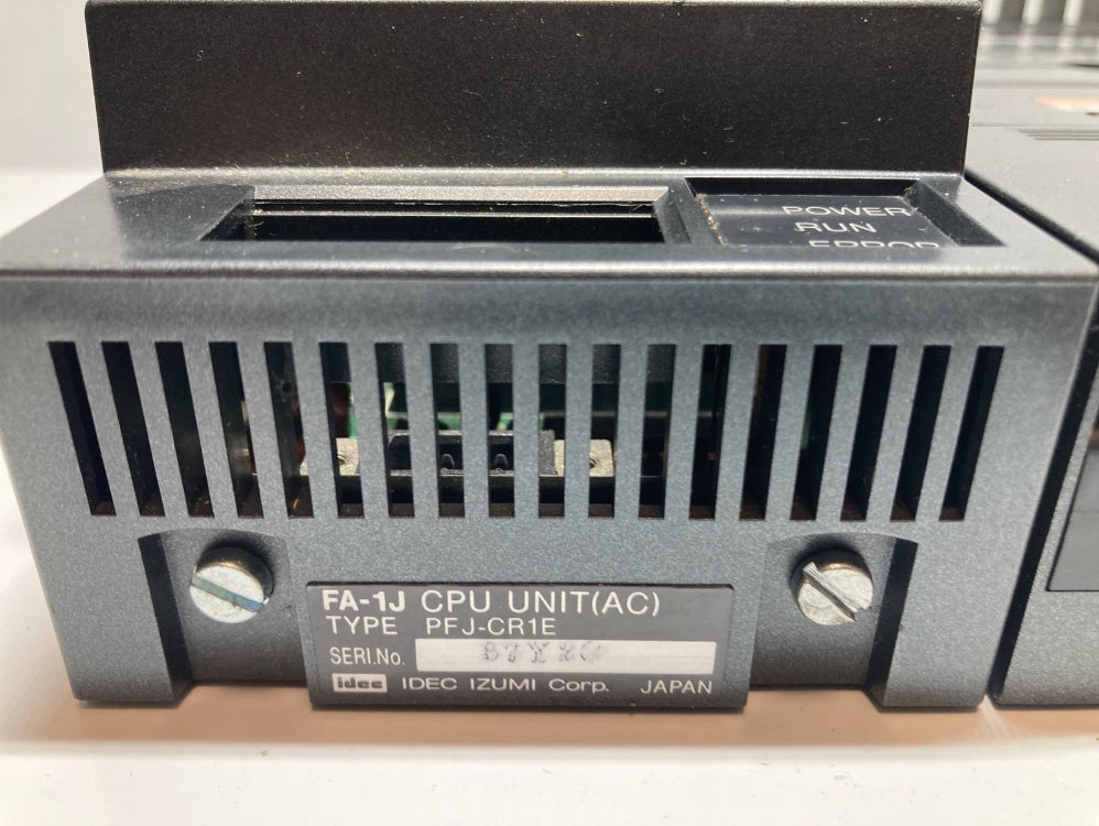 IDEC IZUMI FA-1 Junior compact PLC system with PFJ-CR1E CPU for industrial automation
