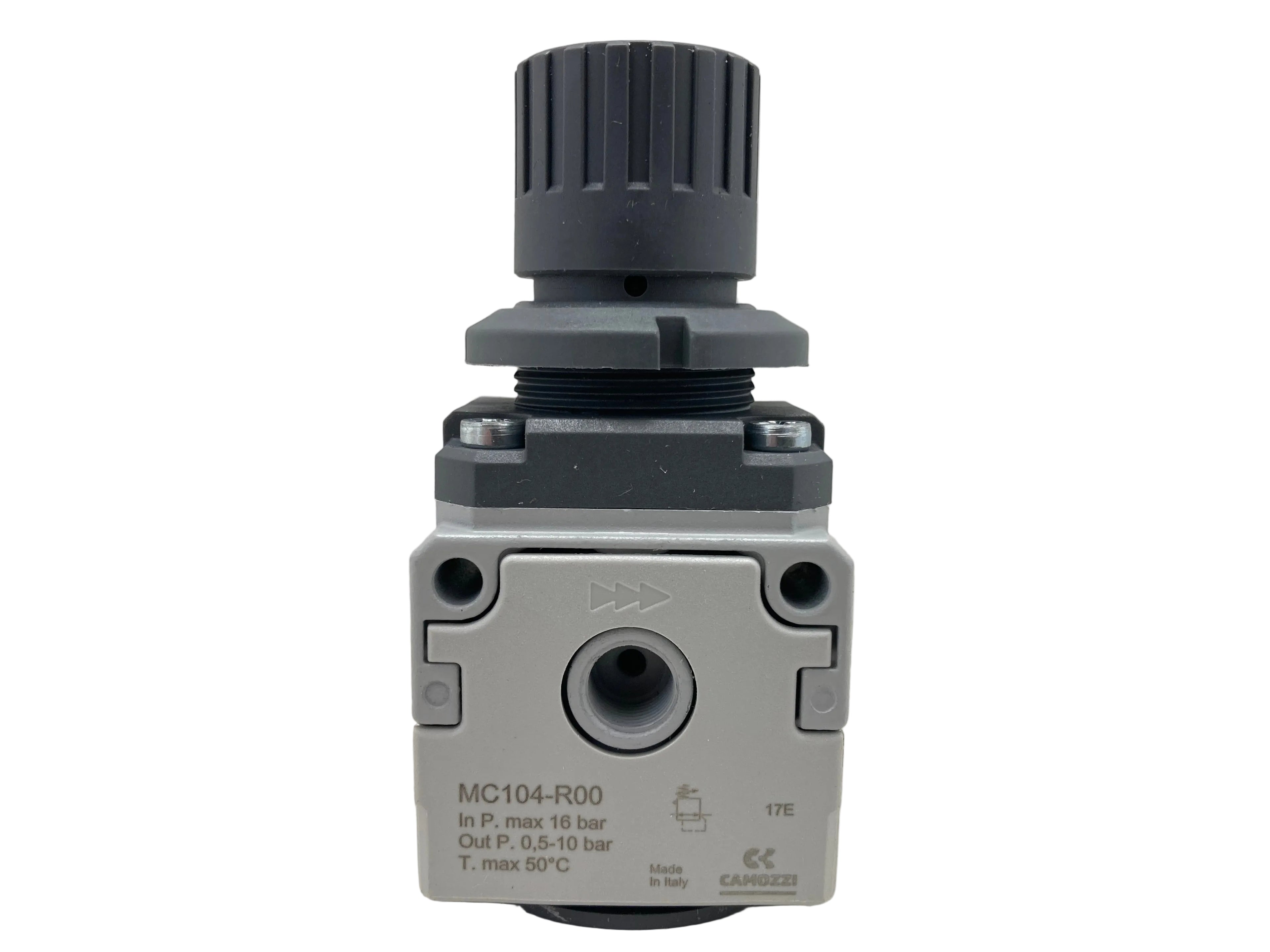 Camozzi MC104-R00 pneumatisk trykreguleringsventil 0.5-10 bar
