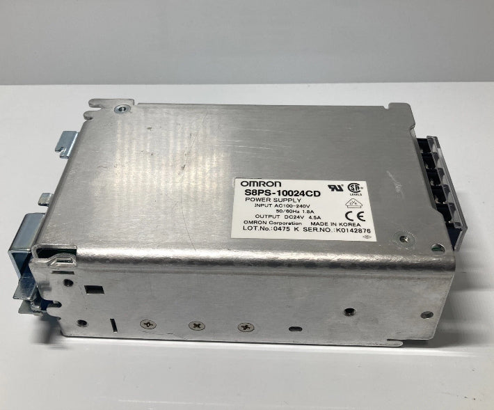 Omron S8PS-10024C 4.5A 24VDC 240VAC 100W Switching Power Supply