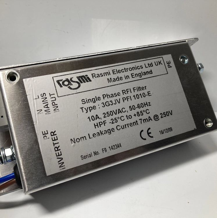 RASMI 3G3JV PFI 1010-E SINGLE FASE RFI FILTER