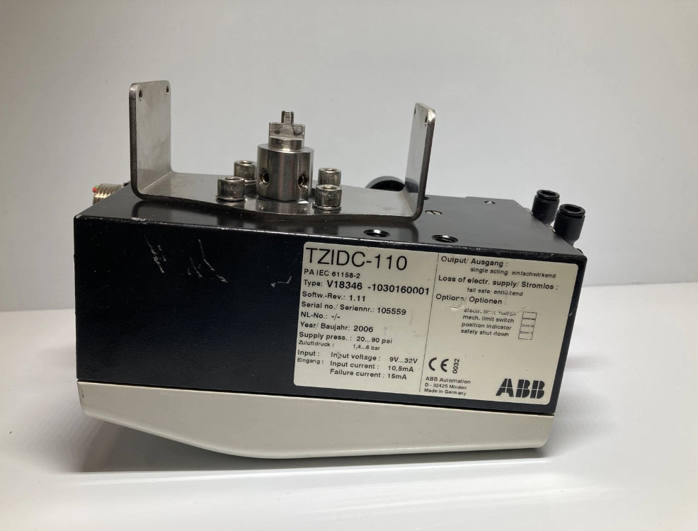 ABB TZIDC-110 Digital Position Controller Type V18346 1030160001 61158-2 CE