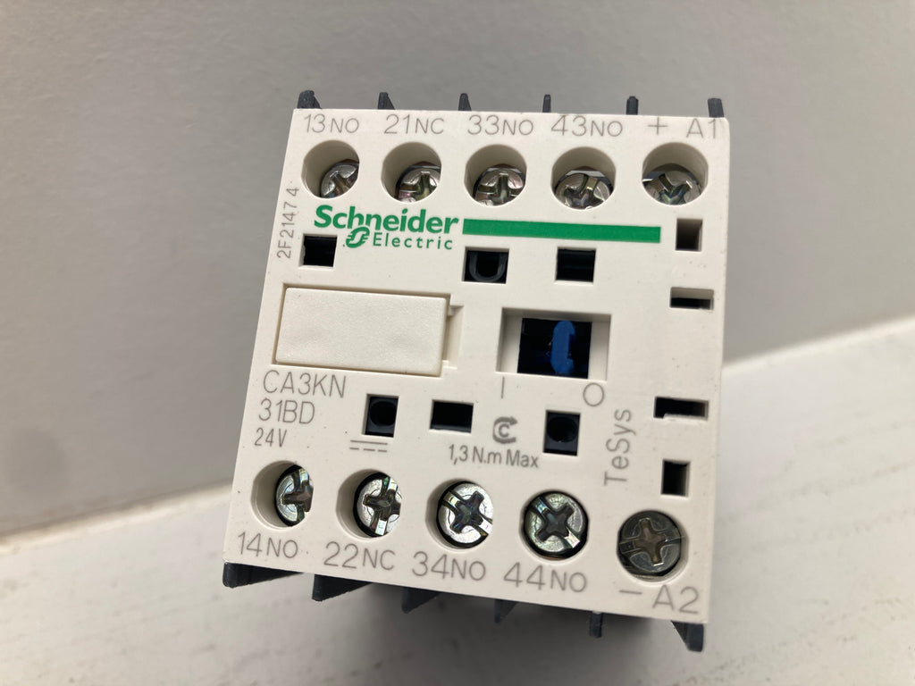 Schneider Electric CA3KN31BD Auxiliary Contactor 3NO+1NC 24V (New)