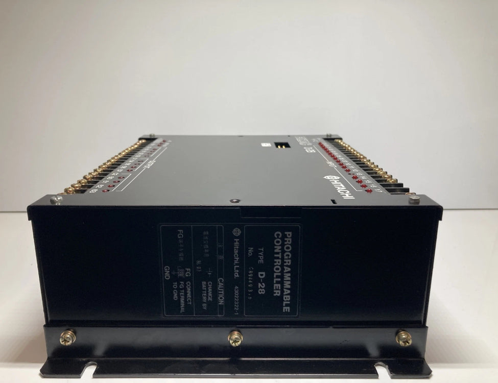 HITACHI HIZAC D-28 programmable controller PLC industrial automation used
