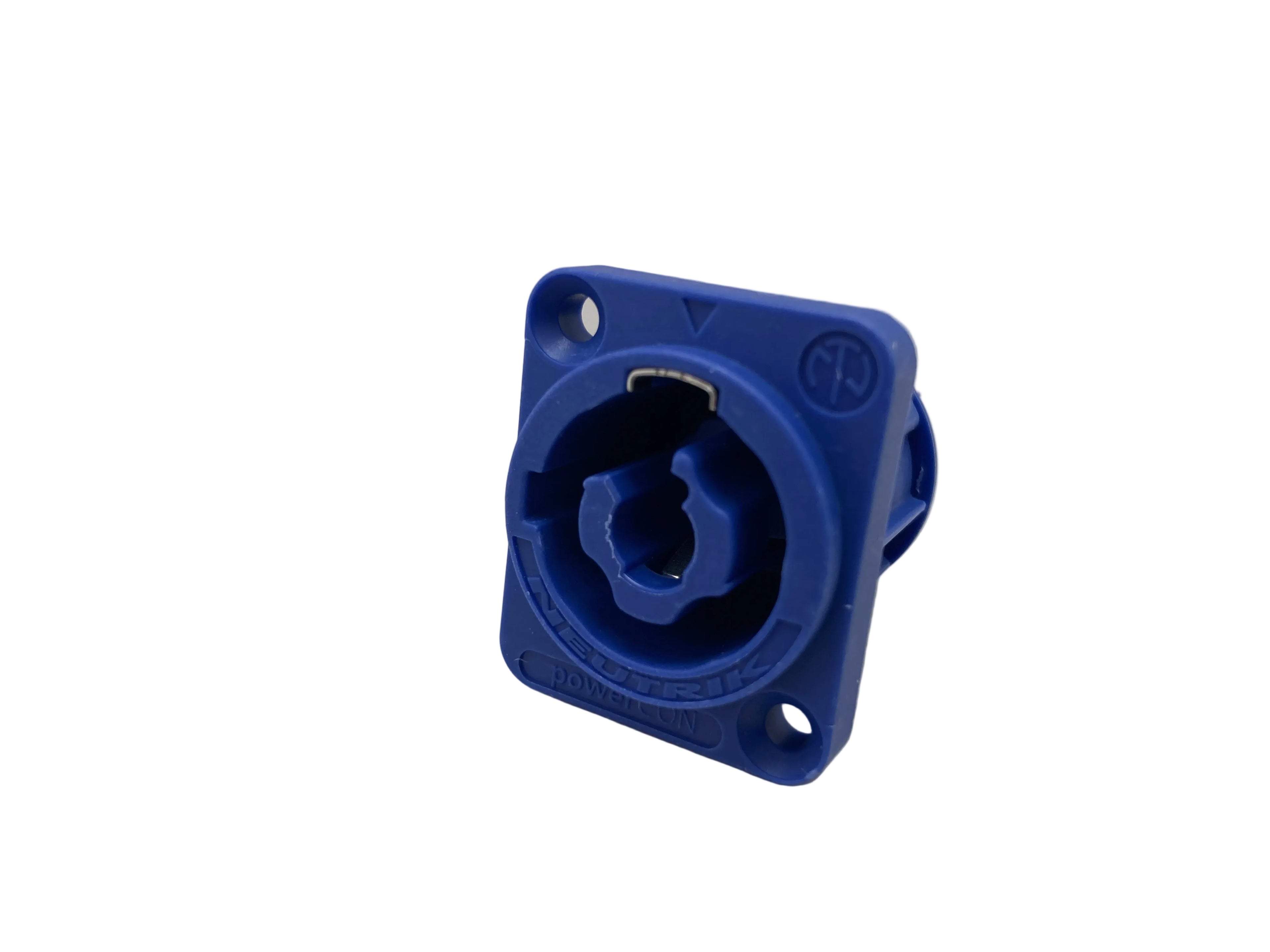 Neutrik NAC3MPXA powerCON chassis connector blue
